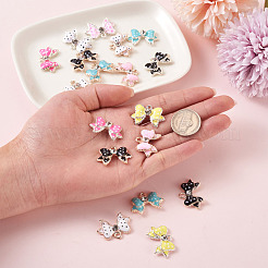Alloy Enamel Pendants&nbsp;ALRI-TA0001-05-RS