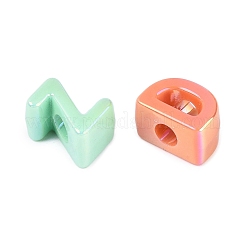 UV Plating Opaque Acrylic European Beads&nbsp;OACR-N160-23