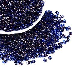 Picasso Spray Painted Glass Seed Beads&nbsp;SEED-T006-04-8