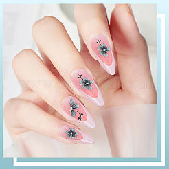 3Pcs Flower ABS Plastic Self Adhesive Nail Art Stickers&nbsp;MRMJ-SP0001-23