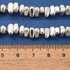 Electroplated Synthetic Non-magnetic Hematite Beads Strands&nbsp;G-I364-B01-S