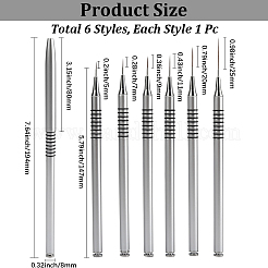 6Pcs Nail Brushes&nbsp;AJEW-WH20054-120