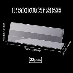 Acrylic Slant Back Price Frame&nbsp;ODIS-WH0043-10A