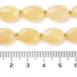 Natural Yellow Jade Beads Strands&nbsp;G-H005-A05-02