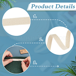 50 Yards Cotton Ribbon&nbsp;OCOR-WH0101-22A