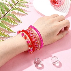 500Pcs Valentine's Day Glass Beads&nbsp;GLAA-YWC0004-04