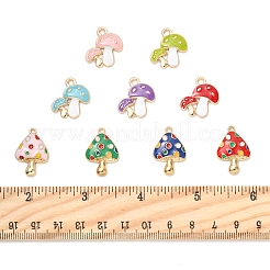 36Pcs 9 Styles Autumn Theme Alloy Enamel Pendants&nbsp;ENAM-FS0002-95