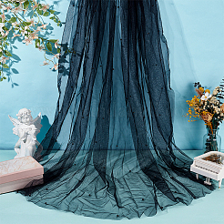 Organza & Imitation Pearls & Iron Lace Long Bridal Veils&nbsp;AJEW-WH0596-965B-02