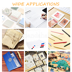 3 Pcs 3 Colors Portable Transparent Plastic A4 File Box&nbsp;CON-PH0002-28B