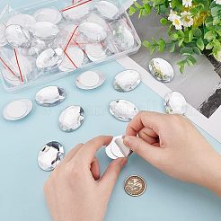 30pcs Self-Adhesive Acrylic Rhinestone Stickers&nbsp;FIND-FG0001-94B