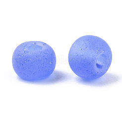 Frosted Colours Glass Beads&nbsp;SEED-S040-02A-01