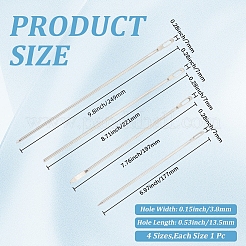 4Pcs 4 Styles Titanium Steel Turner&nbsp;DIY-CY0003-84