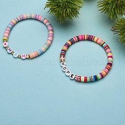 1633Pcs Disc/Flat Round & Flower Polymer Clay Beads&nbsp;CLAY-SZ0001-75