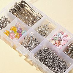 DIY Safety Pin Brooch Earring Making Kit&nbsp;DIY-FS0004-32