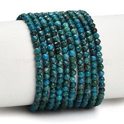 Natural Chrysocolla Beads Strands&nbsp;GG-CBA77FB-B12-3mm