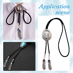 3 Pairs 3 Styles Natural & Synthetic Gemstone with Alloy Cord Ends&nbsp;FIND-GF0008-97