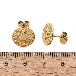 304 Stainless Steel Stud Earrings&nbsp;EJEW-F354-06G-01