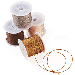 4 Rolls 4 Colors Round Metallic Cord&nbsp;MCOR-TA0001-01B