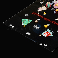 Christmas Theme Self-adhesive Plastic Bakeware Bag&nbsp;ABAG-F006-04
