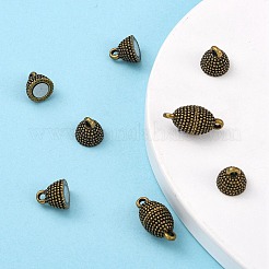 Alloy Magnetic Clasps with Loops&nbsp;X-PALLOY-H379-AB