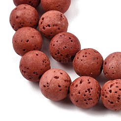 Dyed Synthetic Lava Rock Beads Strands&nbsp;GG-CBAAE19-07A
