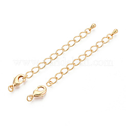 Brass Chain Extender&nbsp;KK-T074-61G-01