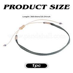 1Pc Bohemian Style Cotton Cord Braided Bracelets for Women&nbsp;BJEW-LP0004-18