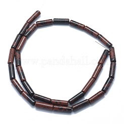 Natural Mahogany Obsidian Beads Strands&nbsp;G-F631-D01