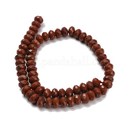 Natural Red Jasper Beads Strands&nbsp;G-C259-A13-6x10mm