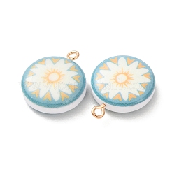Printed Alloy with Acrylic Pendants&nbsp;AL-CBAE25B-03B-G