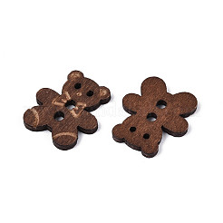 Bear Wood Buttons&nbsp;BUTT-T013-12A