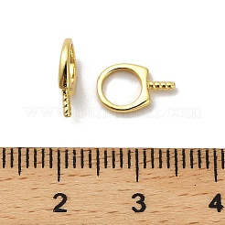 Rack Plating Brass Pendant Bails&nbsp;KK-S397-19B-G