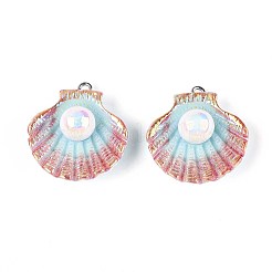 Opaque Resin Pendants&nbsp;RESI-T056-02M