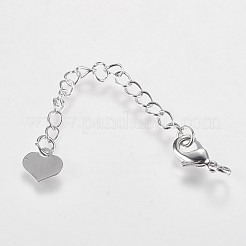 Long-Lasting Plated Brass Chain Extender&nbsp;X-KK-K210-05P