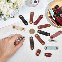 30Pcs 5 Colors Cowhide Leather Cord Organizers&nbsp;AJEW-CL0002-34