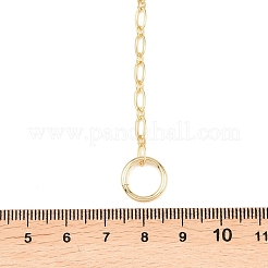 Brass Oval Link Chain Y Lariat Necklaces&nbsp;NJEW-H087-06I-G