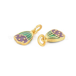 Rack Plating Alloy Enamel Charms&nbsp;ENAM-S130-12A