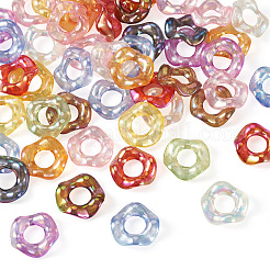 Plated UV Transparent Acrylic Beads&nbsp;FIND-TAC0035-52