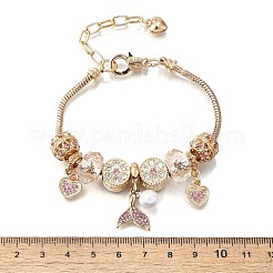Alloy European Beads Charm Bracelets&nbsp;BJEW-F495-10G