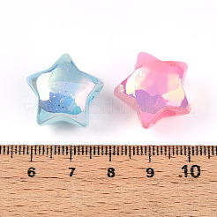 Transparent UV Plating Acrylic Beads&nbsp;OACR-I015-38