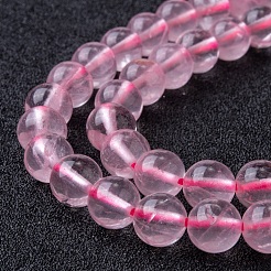 Natural Rose Quartz Bead Strands&nbsp;X-G-R173-8mm-04