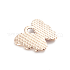 Light Gold Plated Alloy Enamel Charms&nbsp;X-ENAM-WH0047-41C