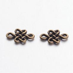 Tibetan Style Chinese Knot Alloy Links connectors&nbsp;TIBE-Q035-077AB-NR