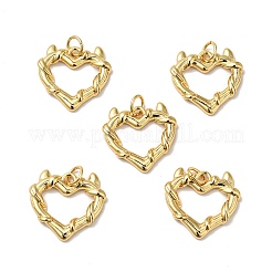 Rack Plating Brass Pendants&nbsp;KK-H431-17G