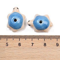 Handmade Bright Glazed Porcelain Beads&nbsp;PORC-CJC0009-03G