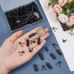 Alloy Detachable Cord End Lock Stoppers&nbsp;FIND-CP0002-55B