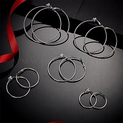 15Pairs 5 Styles Alloy Clip-on Earrings&nbsp;EJEW-PH0001-60