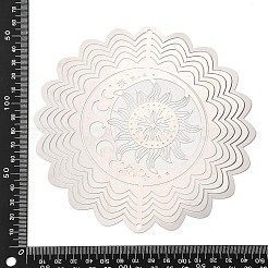201 Stainless Steel 3D Rotating Hanging Wind Spinner&nbsp;STAS-C166-01F-P