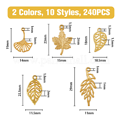 140Pcs 10 Styles Alloy Pendants&nbsp;FIND-FH0007-11