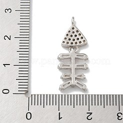 Rack Plating Brass Micro Pave Clear Cubic Zirconia Pendants&nbsp;KK-G515-23P